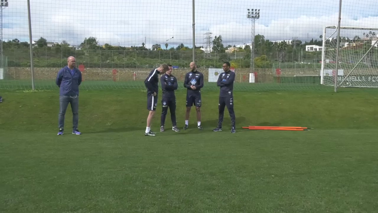 Ny mann på treningsleir